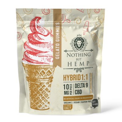 5mg Delta 9 5mg CBD | 1:1 Gelato | Hybrid | 12 Pack - Emerald Elements