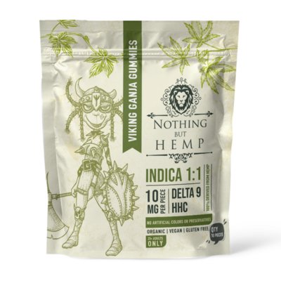 5mg Delta 9/10mg CBN | 2:1 | Viking Ganja Strain | Indica 12 Pack - Emerald Elements