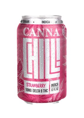 Canna Chill | Delta 9 THC 10MG | Strawberry | Indica | 24 Pack - Emerald Elements