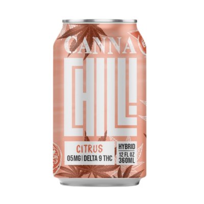 Canna Chill Delta 9 THC 5MG | Citrus | Hybrid | 24 Pack - Emerald Elements