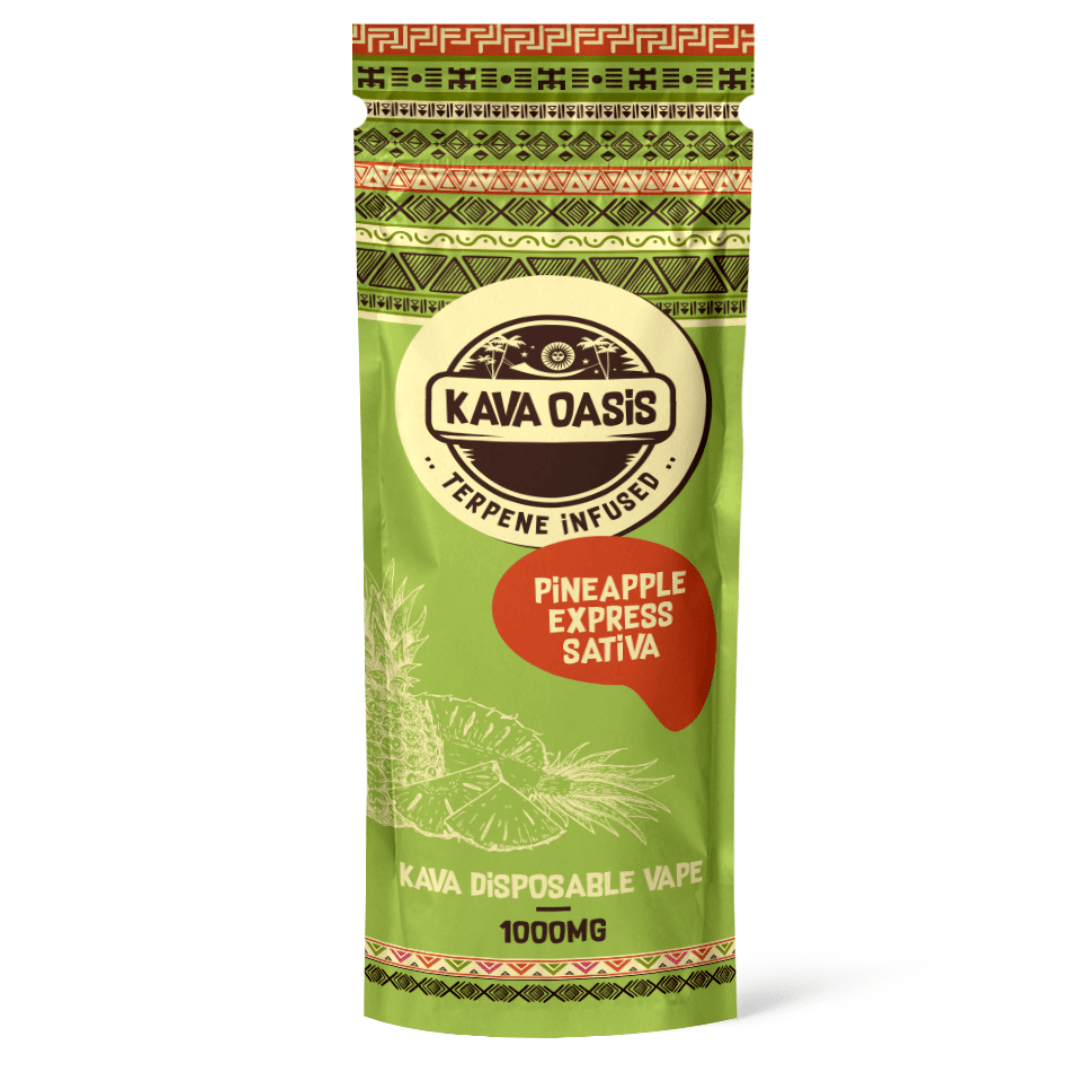 Elevate Your Day: Kava Vape 1000mg with Pineapple Express Sativa Terpenes | 12 - Emerald Elements
