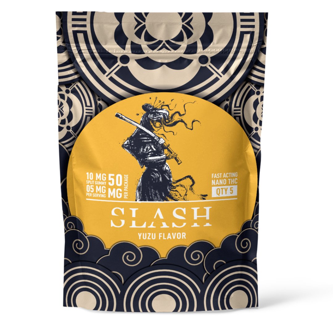 Slash | Yuzu | 50MG THC | 10MG THC SPLITS - Emerald Elements