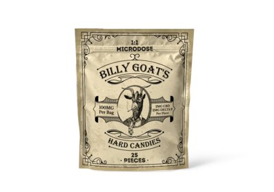 Billy Goats | Delta 9 The Hard Candies | 50mg Delta 9 THC 50mg CBD 12 pack - Emerald Elements