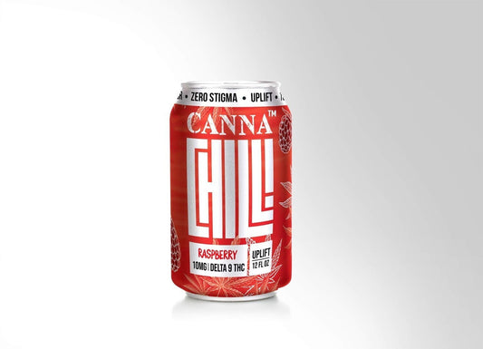 Canna Chill | Raspberry | 10MG THC | 24 Pack - Emerald Elements