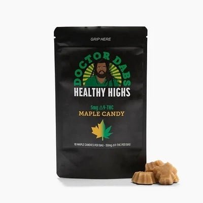 Doctor Dabs Maple Candies | 5mg Delta 9 12 pack - Emerald Elements