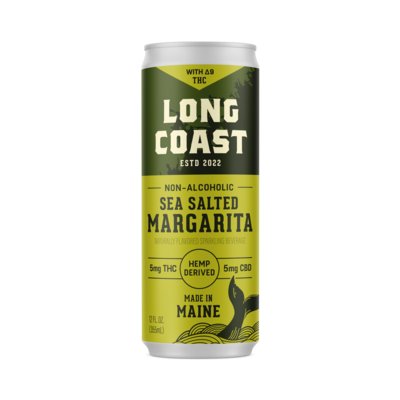 Long Coast | Sea Salted Margarita | 1:1 | 5mg Delta 9| 5mg CBD | 12 pack - Emerald Elements